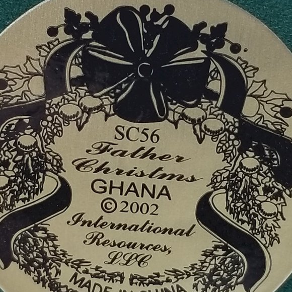 "Father Christmas" Figure, Ghana Santa Claus 2002 International Santa Collection - Picture 12 of 16